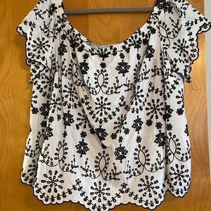 JCPenney Boutique 3x off the shoulder top